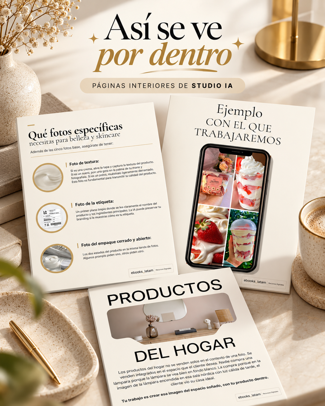 Páginas interiores de Studio IA